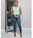 NO FUSS COTTON BODYSUIT - GREEN MINT