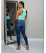 NO FUSS COTTON BODYSUIT - GREEN MINT