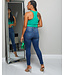NO FUSS COTTON BODYSUIT - KELLY GREEN