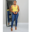 NO FUSS COTTON BODYSUIT - YELLOW