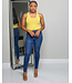 NO FUSS COTTON BODYSUIT - YELLOW
