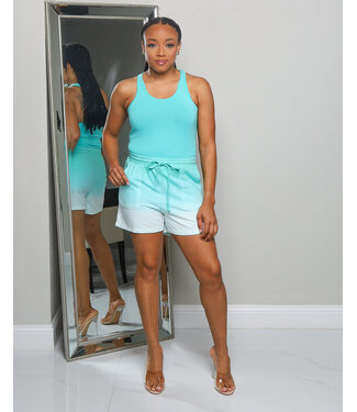 HEATWAVES OMBRE SHORTS - MINT