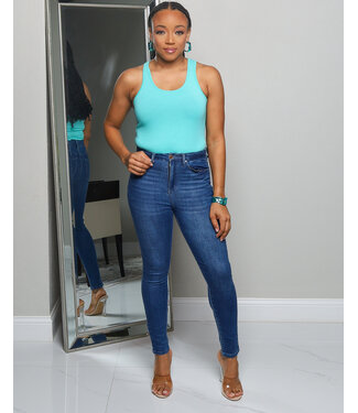 NO FUSS COTTON BODYSUIT - MINT