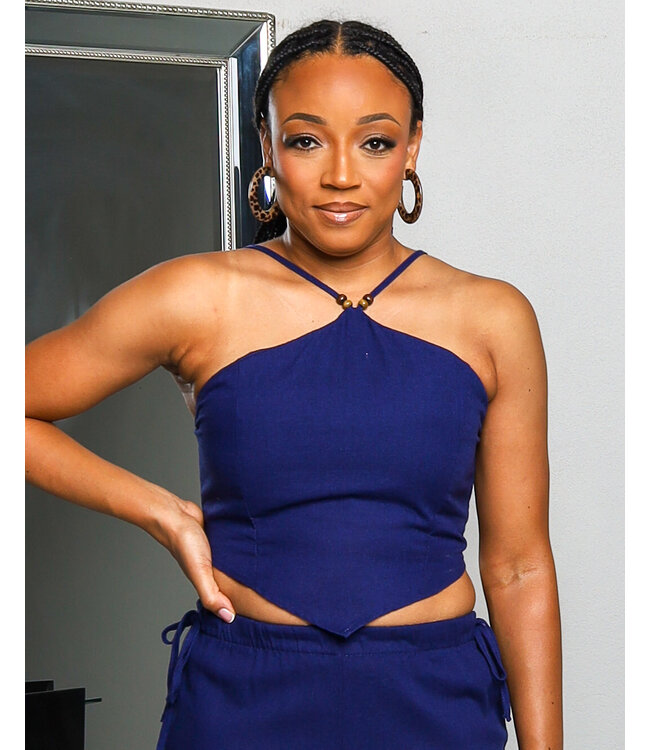 TAKE IT EASY HALTER TOP