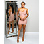 TAKE CARE FLORAL RUCHED DRESS