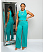 ON DEMAND PANT SET EMERALD