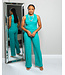 ON DEMAND PANT SET EMERALD