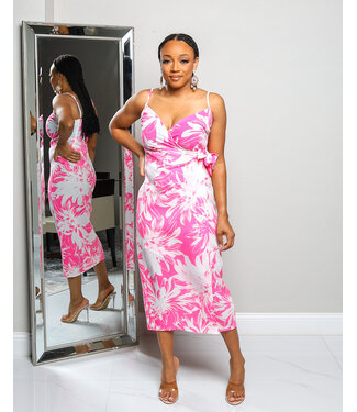LET'S GET OUT FLORAL DRESS