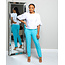 GRAB & GO ANKLE PANTS AQUA
