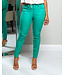 KICK IT WITH ME HIGH RISE SKINNY JEANS - KELLY GREEN