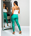 KICK IT WITH ME HIGH RISE SKINNY JEANS - KELLY GREEN