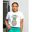 TROPICAL PINEAPPLE GRAPHIC T-SHIRT