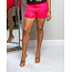 HOT SHOT HIGH RISE SHORTS - FUCHSIA