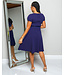 MAKE YOUR MOVE BELTED DRESS NAVY