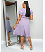 MAKE YOUR MOVE BELTED DRESS LAVENDER