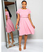 MAKE YOUR MOVE BELTED DRESS PINK