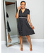 FIND A WAY POLKA DOT BELTED DRESS