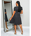 FIND A WAY POLKA DOT BELTED DRESS