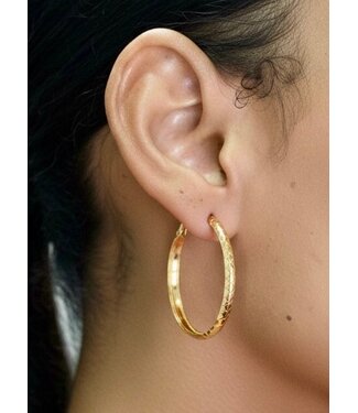 Sticks N Stones Hoops Gold