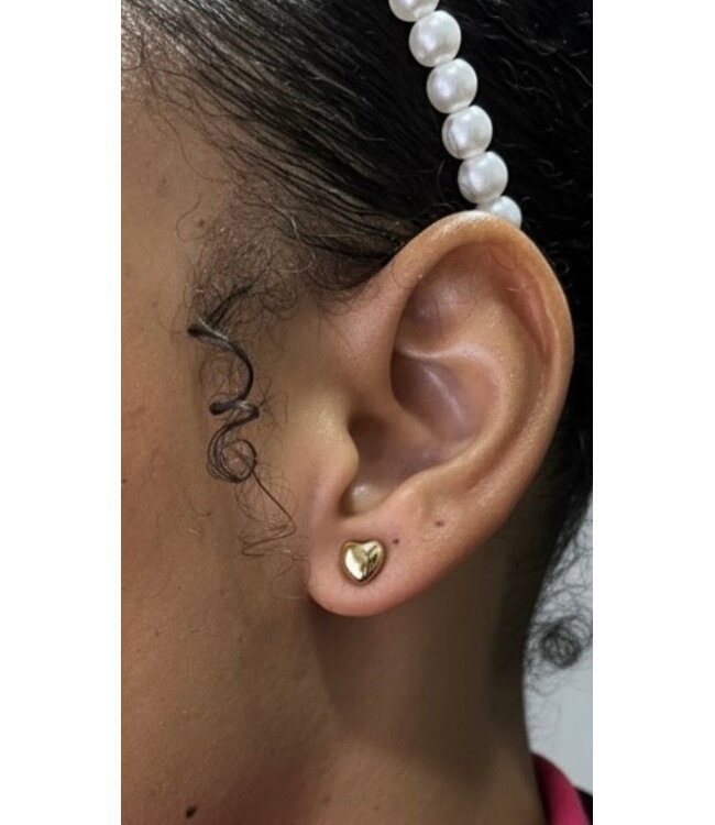 MY HEARTBEAT STUD EARRINGS
