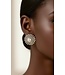 Spinning Wheels CLIP ON Rhinestone Earrings