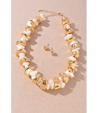 LOST IN TIME NECKLACE SET - IVORY