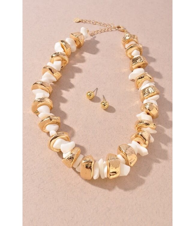 LOST IN TIME NECKLACE SET - IVORY