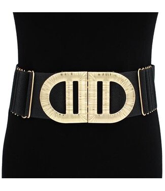 FOREVER LOCKED IN BELT - BLACK/GOLD