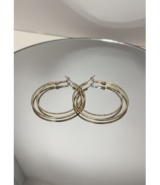 Muscle Up Hoops Gold