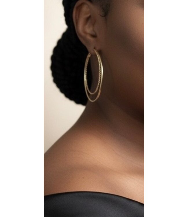 Muscle Up Hoops Gold