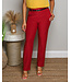 MAKE IT WORK BELTED PANTS WINE