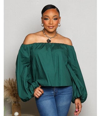 FLATTER ME OFF SHOULDER TOP