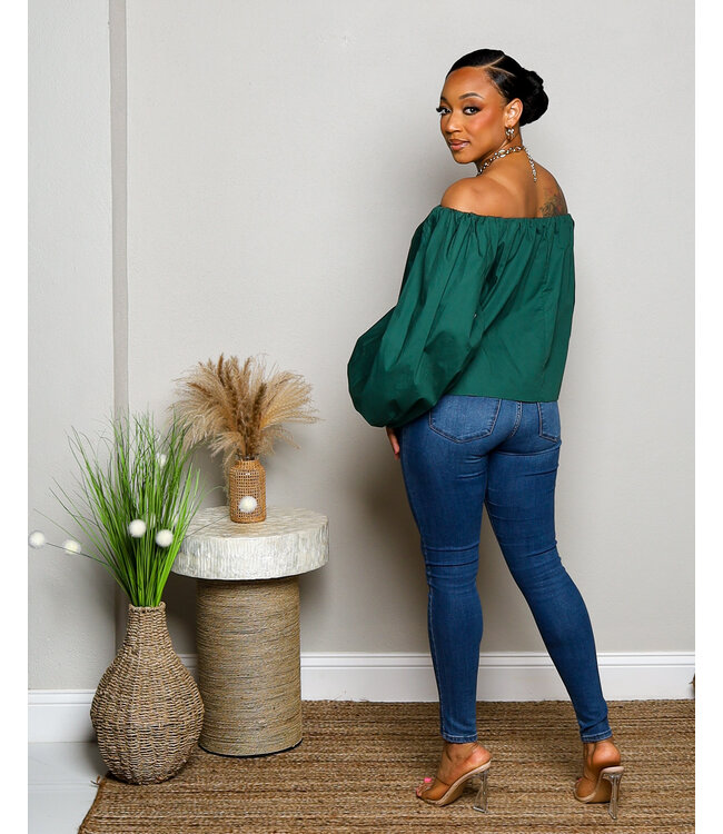 FLATTER ME OFF SHOULDER TOP