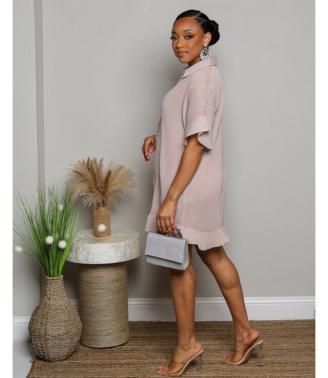 OFF DUTY PLEATED DRESS