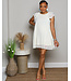 NEW EXPRESSIONS PLEATED DRESS IVORY
