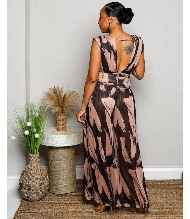 COVER YOUR TRACKS JUMPSUIT