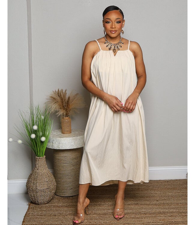 A PERFECT WEEKEND WOVEN MAXI DRESS