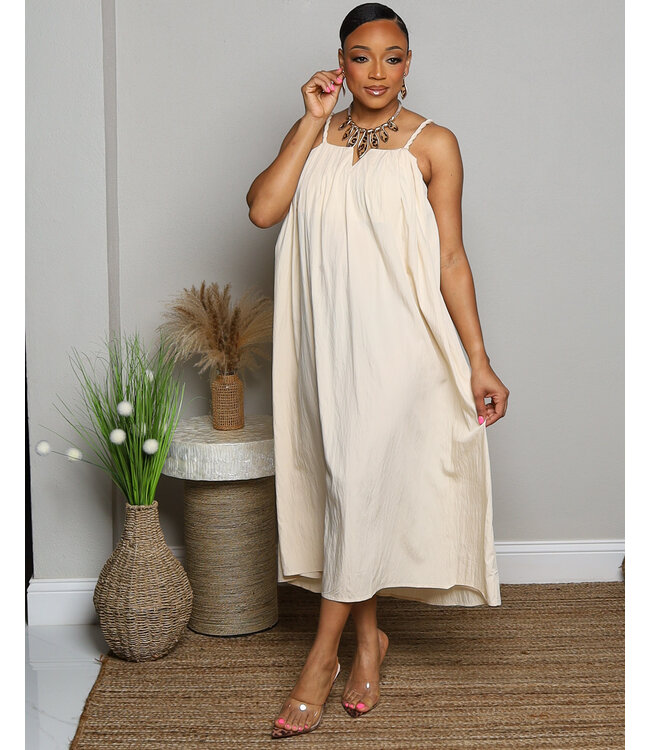 A PERFECT WEEKEND WOVEN MAXI DRESS