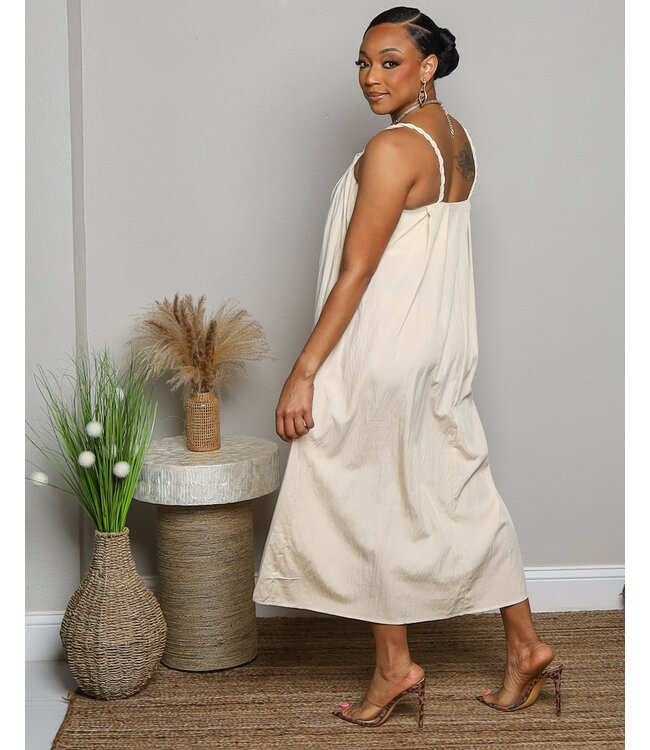 A PERFECT WEEKEND WOVEN MAXI DRESS