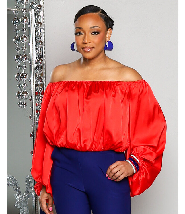 LOVE LETTERS OFF SHOULDER TOP