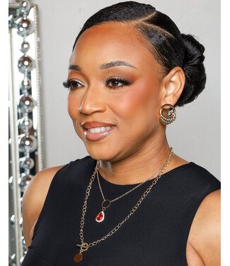 RADIANCE GLOW NECKLACE SET - RED