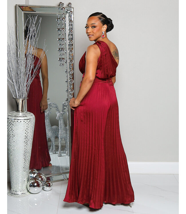 FINER THINGS PLEATED JUMPSUIT