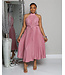 MOMENTS TO REMEMBER PLEATED DRESS - ROSE