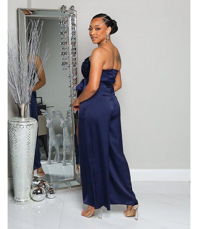 STILL YOUR BEST SEQUIN JUMPSUIT