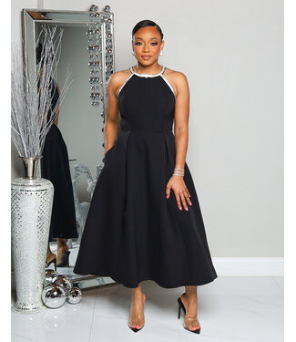 MIDNIGHT FAIRYTALE MIDI DRESS