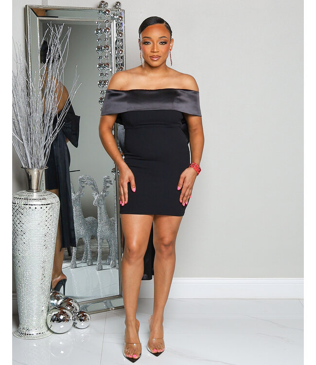 PUT A BOW ON IT MINI DRESS