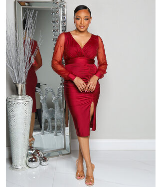 GOOD FOR MY SOUL MIDI DRESS