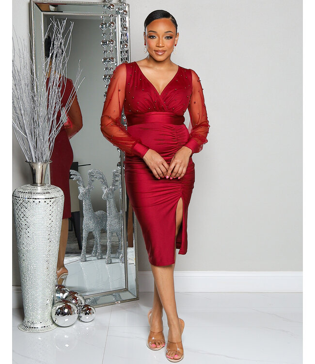 GOOD FOR MY SOUL MIDI DRESS