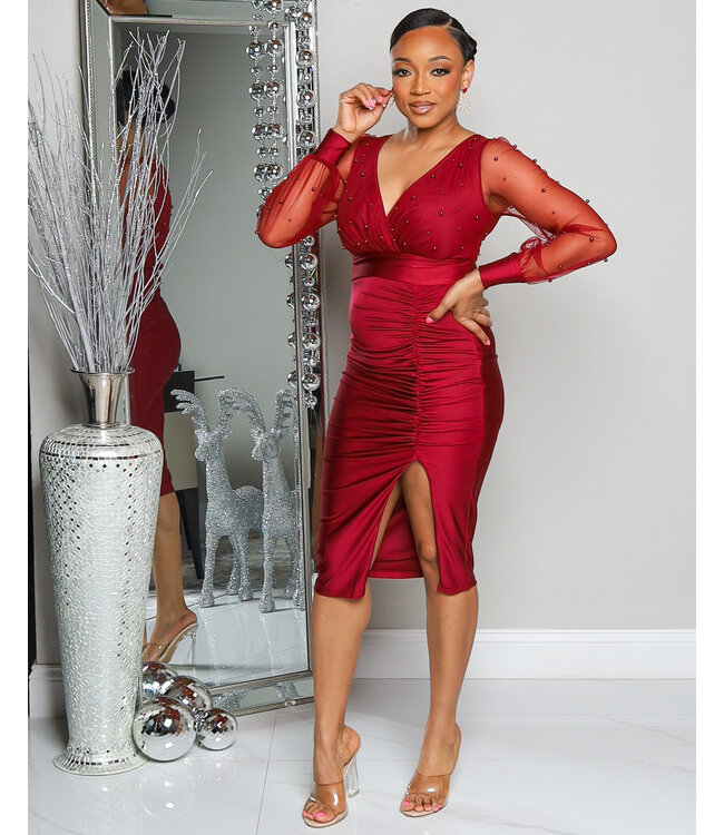 GOOD FOR MY SOUL MIDI DRESS