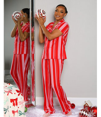 CANDY STRIPES PAJAMA PANTS SET